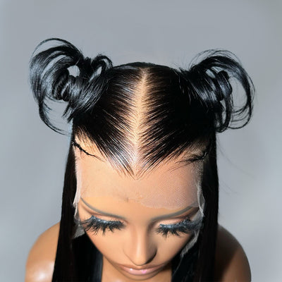 Straight Human Hair 13X6 Lace Front Wig *NEW* CLEAR HD LACE & CLEAN HAIRLINE [ LFW11 ]