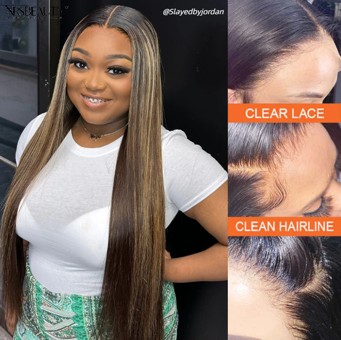 Straight Human Hair 13X6 Lace Front Wig *NEW* CLEAR HD LACE & CLEAN HAIRLINE [ LFW11 ]