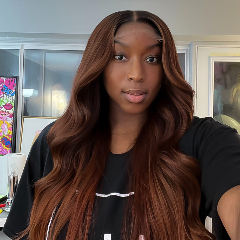 Sunset Designer Wig Unit – 5x5 Skinmelt HD Lace Closure Wig | Wear Go Glueless Wig | Ready To Wear Luxury Human Hair Wig
