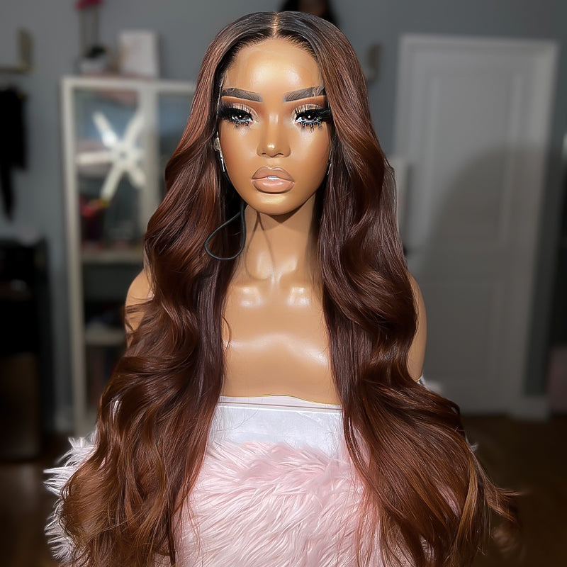 Sunset Designer Wig Unit – 5x5 Skinmelt HD Lace Closure Wig | Wear Go Glueless Wig | Ready To Wear Luxury Human Hair Wig