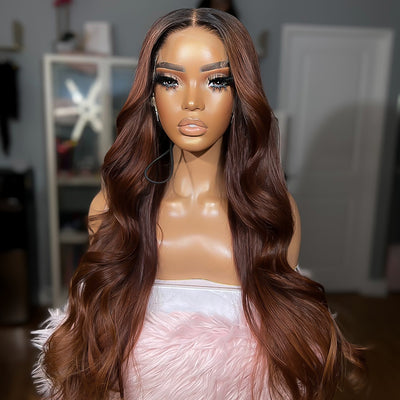 Sunset Designer Wig Unit – 5x5 Skinmelt HD Lace Closure Wig | Wear Go Glueless Wig | Ready To Wear Luxury Human Hair Wig