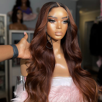Sunset Designer Wig Unit – 5x5 Skinmelt HD Lace Closure Wig | Wear Go Glueless Wig | Ready To Wear Luxury Human Hair Wig