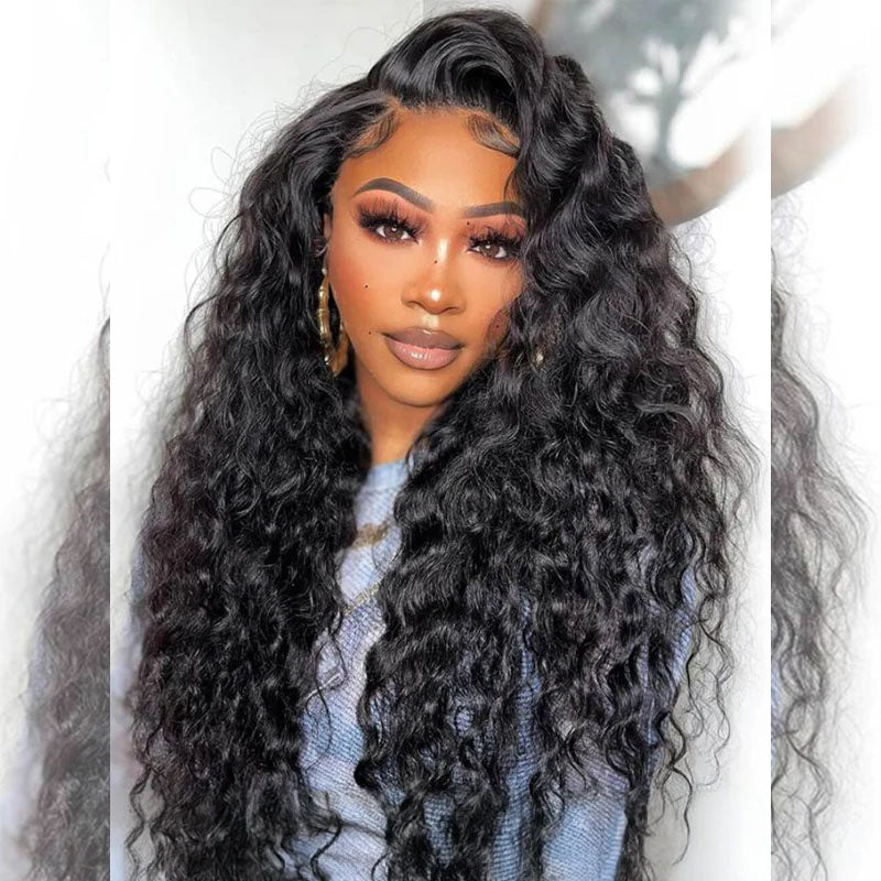 Loose Deep Wave 13x4 & 13x6 Full Frontal Wig with Skinmelt HD Lace & Natural Hairline