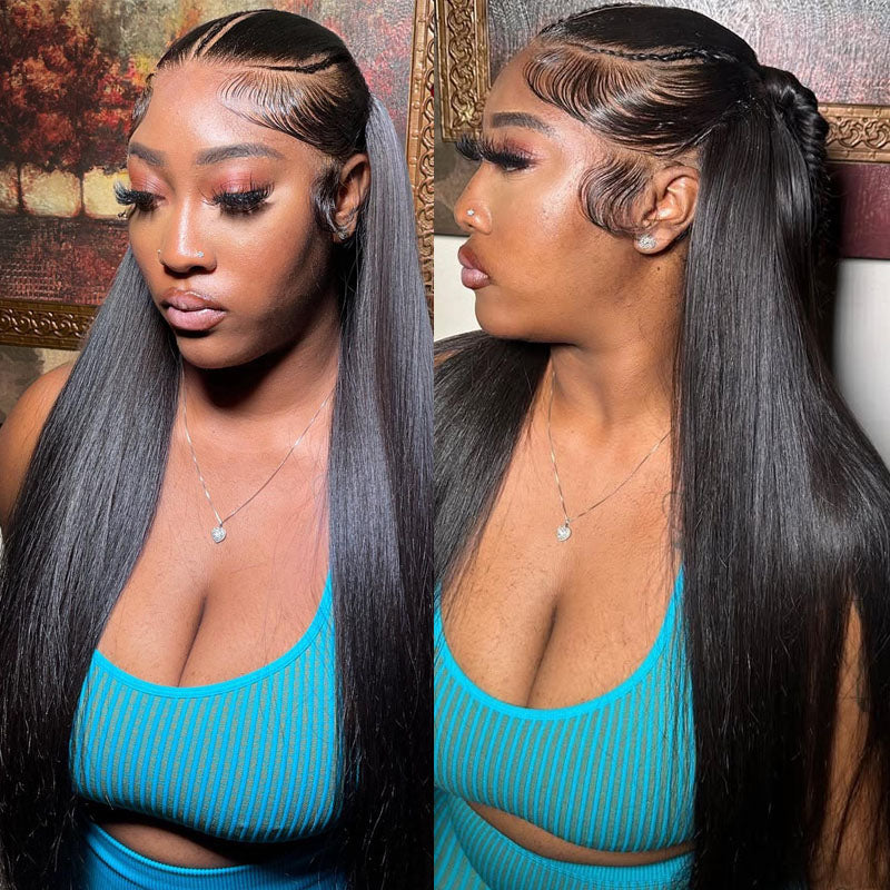 Skinmelt HD Lace 13X6 Full Frontal Wig Straight 250% Density