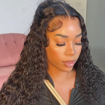 Skinfit 3D Dome Cap 13X6 Skinmelt HD Lace Front Water Wave Wigs Natural Clean Hairline