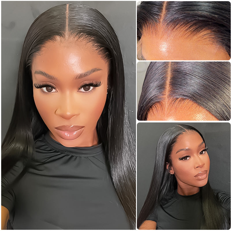 Straight Human Hair 13X6 Lace Front Wig *NEW* CLEAR HD LACE & CLEAN HAIRLINE [ LFW11 ]