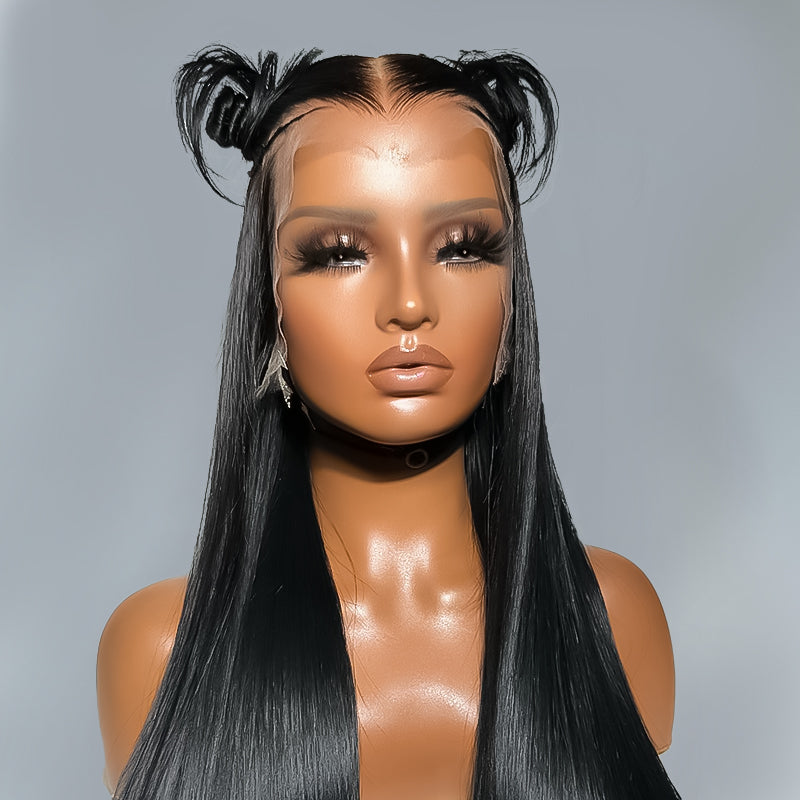 Straight Human Hair 13X6 Lace Front Wig *NEW* CLEAR HD LACE & CLEAN HAIRLINE [ LFW11 ]