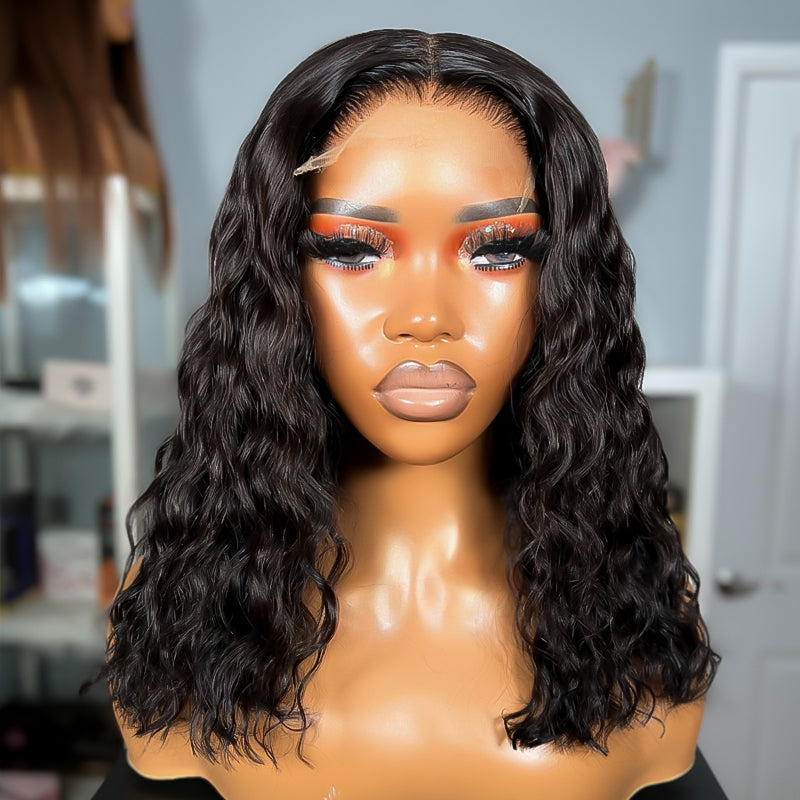 Wear Go 5x5 Skinmelt HD Lace Closure Wig Curly BOB Glueless Bye Bye Knots