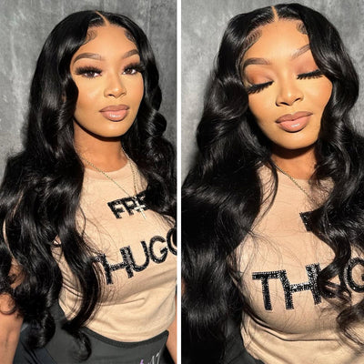Glueless Wear Go 6x6 Skinmelt HD Lace Closure Wig Body Wave