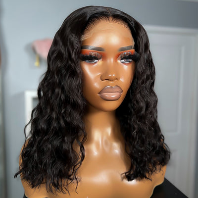 Wear Go 5x5 Skinmelt HD Lace Closure Wig Curly BOB Glueless Bye Bye Knots