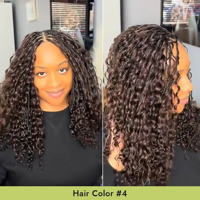 SkinMelt HD Lace Full Lace Braided Bob Wig Light Weight Invisi Strap [BBW02]