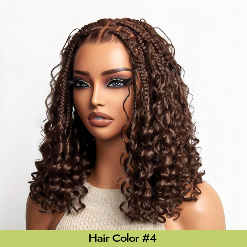 SkinMelt HD Lace Full Lace Braided Bob Wig Light Weight Invisi Strap [BBW02]