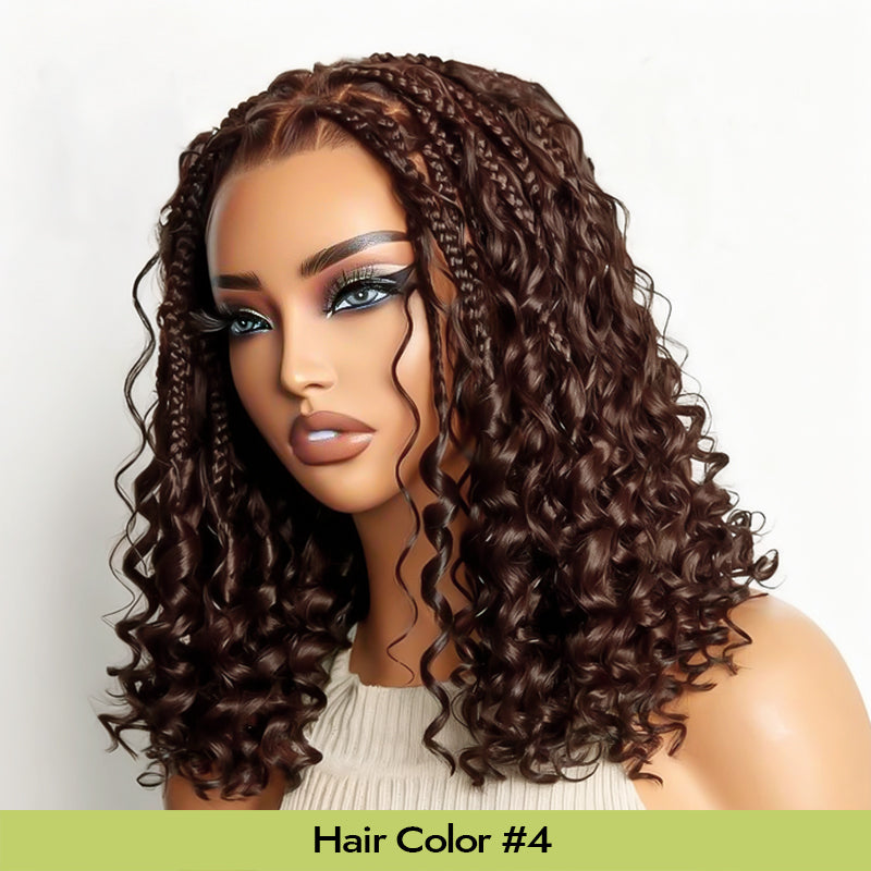 SkinMelt HD Lace Full Lace Braided Bob Wig Light Weight Invisi Strap [BBW02]