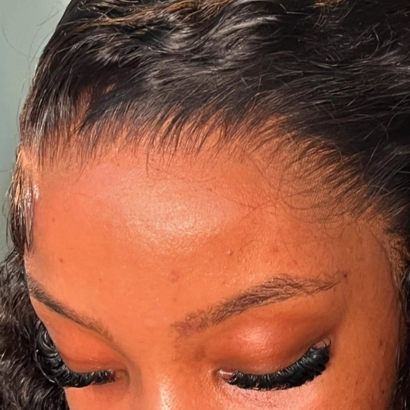 Skinfit 3D Dome Cap 13X6 Skinmelt HD Lace Front Water Wave Wigs Natural Clean Hairline