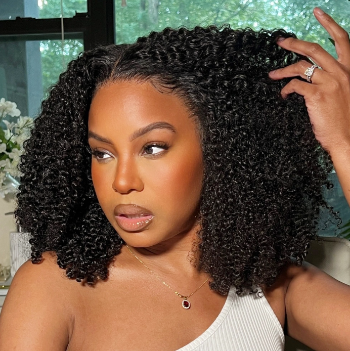 Full lace wigs kinky curly clearance