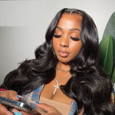 Body Wave Glueless Wear & Go 5x5 Clear HD Lace Closure Wig Invisible