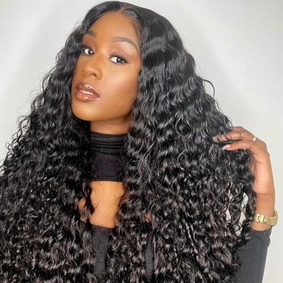 Deep Wave 13x4 & 13x6 Full Frontal Wig Skinmelt HD Lace Natural Clean Hairline