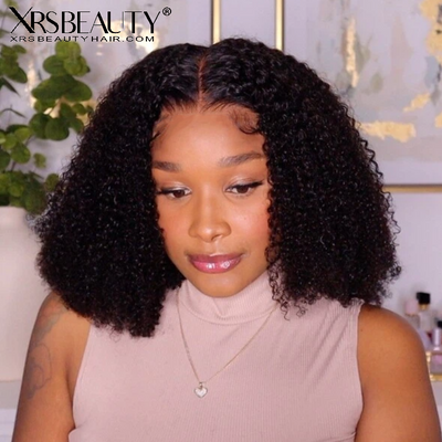Kinky Curly Human Hair 13X6 HD Lace Front Wig *NEW* CLEAR LACE & CLEAN HAIRLINE [LFW18]