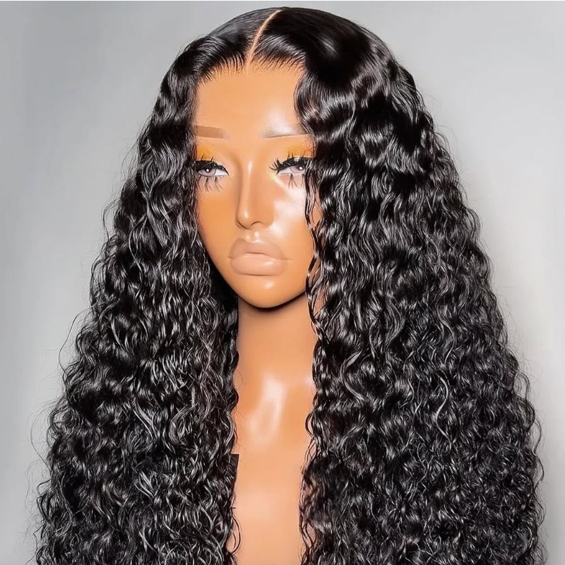 Skinfit 3D Dome Cap 13X6 Skinmelt HD Lace Front Water Wave Wigs Natural Clean Hairline