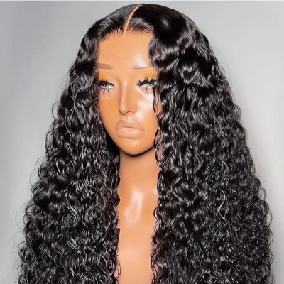 Skinfit 3D Dome Cap 13X6 Skinmelt HD Lace Front Water Wave Wigs Natural Clean Hairline