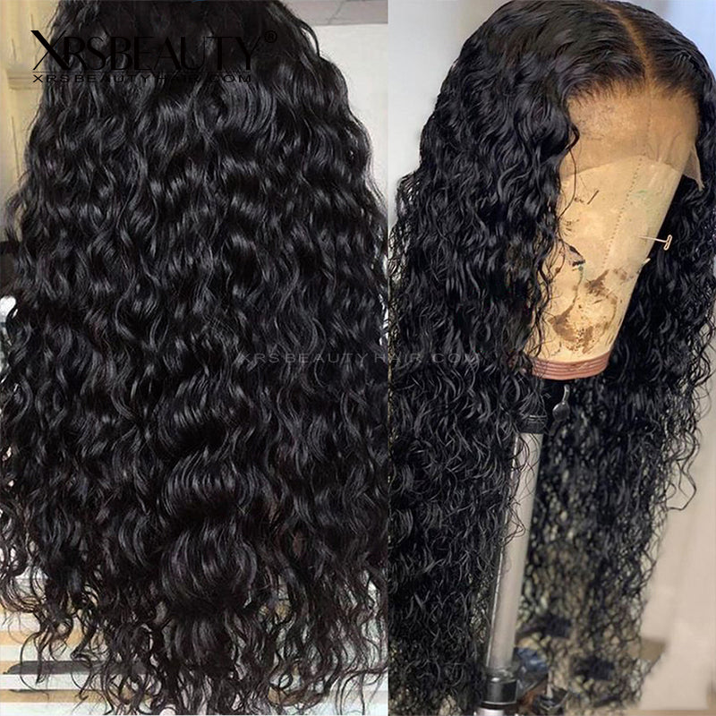 Water Wave Hair 5x5 HD Lace Closure Wig Pre Plucked Natural Hairline Affordable wigs with baby hair [LCW05]