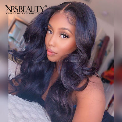Layered Edge Undetectable Human Hair Body Wave Wig With Baby Hair 13x5 Frontal Wigs [LFW02]