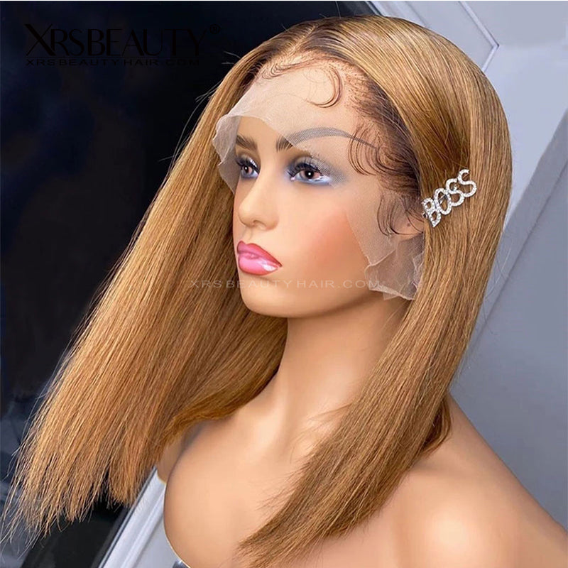 Ombre Honey buy Blonde Wig With Bangs