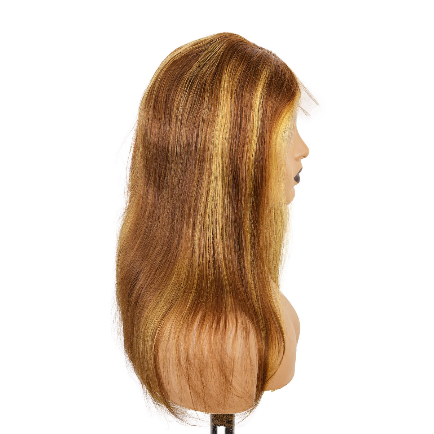 #2/27 Blonde Piano Highlight 16 Inch Hair 150% Density 13x4 Straight Lace Front Wig [CXW18]