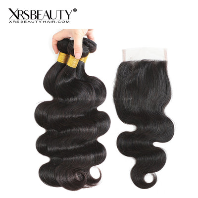 5x5 HD Lace Closure Body Wave With 3 Bundles [CW02]