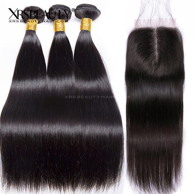 5x5 HD Lace Closure Straight With 3 Bundles [CW01]
