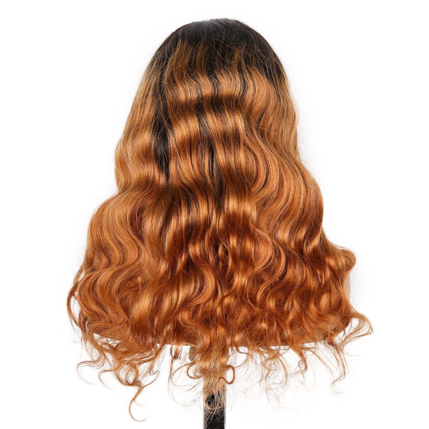 13x4 Lace Front Ombre Wavy Wig With Pre-Plucked Natural Hairline [CXW14]