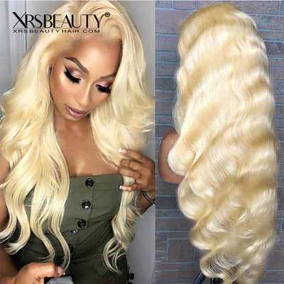 613 Blonde Body Wave Wig 13x4 Lace Front Remy Human Hair Wig [CFW02]