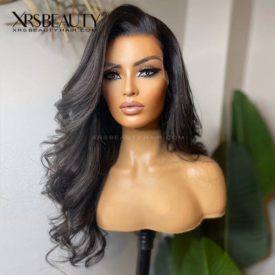 Body Wave 360 Lace Wig Natural Color Pre-plucked Hair Undetectable Skin Melt Human Hair Lace Wig [360BW]