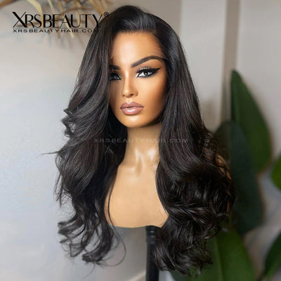 Body Wave 360 Lace Wig Natural Color Pre-plucked Hair Undetectable Skin Melt Human Hair Lace Wig [360BW]