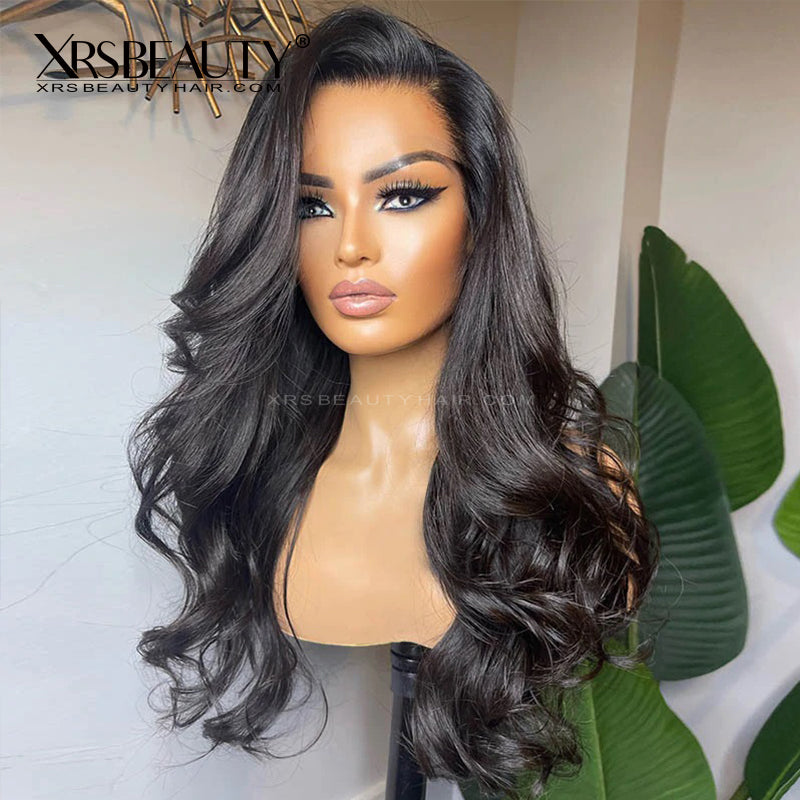 Body Wave 360 Lace Wig Natural Color Pre-plucked Hair Undetectable Skin Melt Human Hair Lace Wig [360BW]