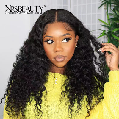 Wet and Wavy Natural Looking Human Hair Wigs *NEW* CLEAR HD LACE & CLEAN HAIRLINE [LFW30]