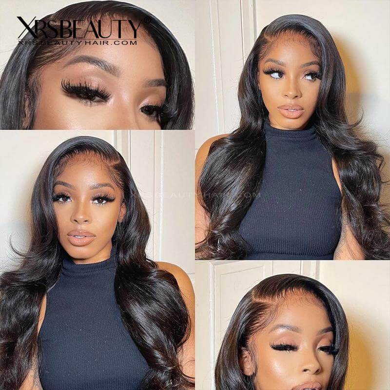 NEW CLEAR LACE CLEAN HAIRLINE Body Wave 13x6 Lace Front Wig Human Hair
