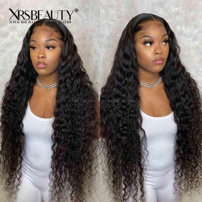 NEW CLEAR LACE CLEAN HAIRLINE Skin Melt Lace Deep Wave Human Hair Lace Front Wig 200 Density