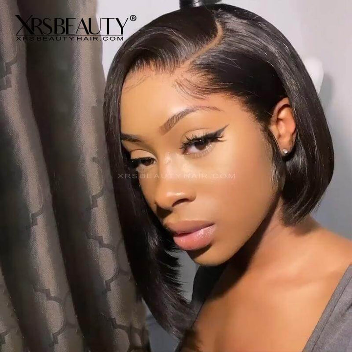 Lace newest Frontal Human hair Bob wig