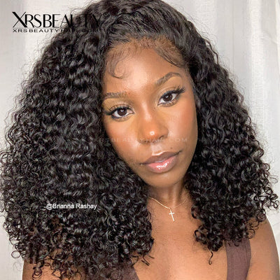 Water Wave Human Hair 13x6 HD Lace Front Wig *NEW* CLEAR LACE & CLEAN ...