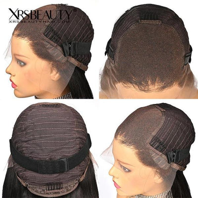 Blue Lace Front Wig Body Wave Virgin Human Hair Pre plucked Natural Hairline [CFW51]