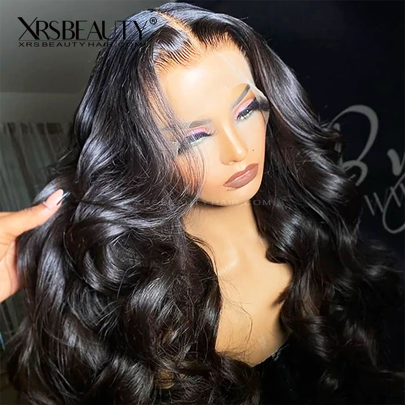 13X6 Body Wave Lace Front FAKE SCALP Human Hair Wigs Pre-Plucked